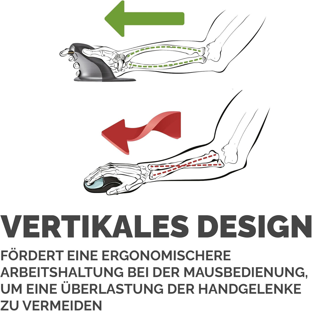 Posturite Penguin Maus V51WL Grösse L 9894501 vertikal kabellos