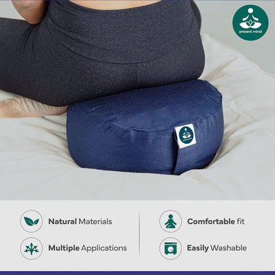 (Sitzhöhe 16 cm) Mehrfarbig Rund Zafu Yoga Kissen für Yin Yoga gemacht aus Baumwolle Füllung - 100%
