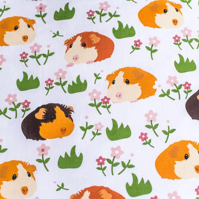 Jerry Fabrics Kinder Jugend Bettwäsche mit Wendemotiv Meerschweinchen Guinea Pig Haustier, Bettdecke