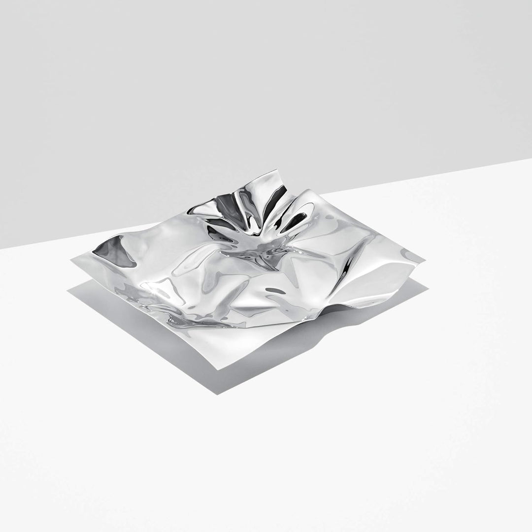 Georg Jensen GJ 083479 Panton Dish mittel, Edelstahl, Stainless Steel, 39 x 31,5 x 7,3 cm 39 x 31.5