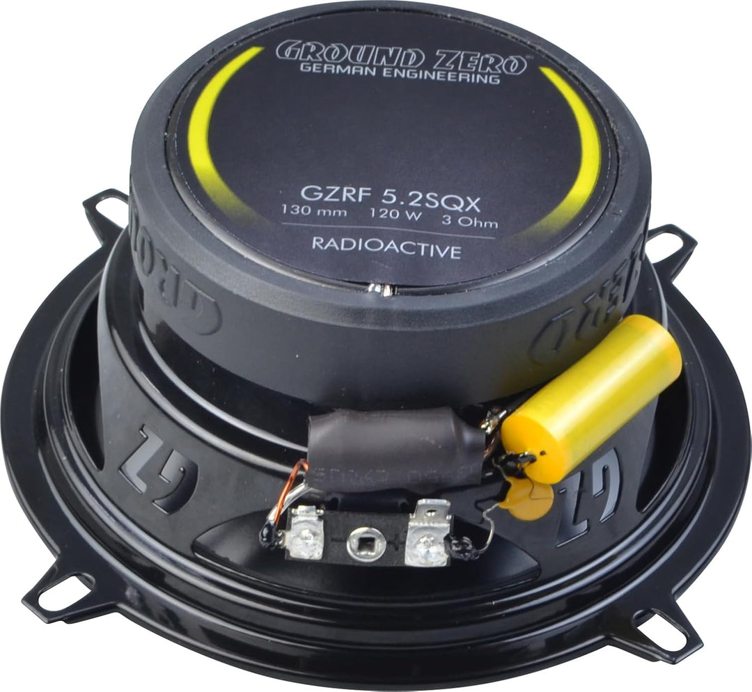Ground Zero GZRF 5.2SQX – 13 cm hochdynamischer Koaxial-Lautsprecher für präzisen Klang und kraftvol