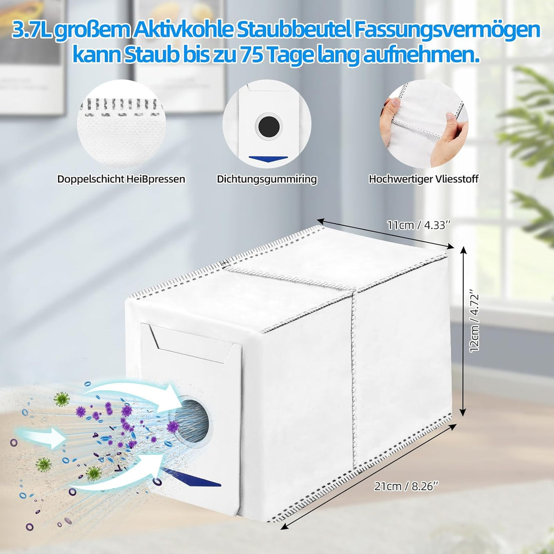 25 Stück Zubehörset für Ecovacs Deebot T30 Omni / T30 Pro Omni / T30 Saugroboter, Ersatzubehör 2 Ant