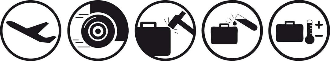 GT Werkzeugkoffer Rock Turtle PTS (ohne Inhalt, Koffer mit Rollen + Teleskopgriff, Werkzeugtrolley i