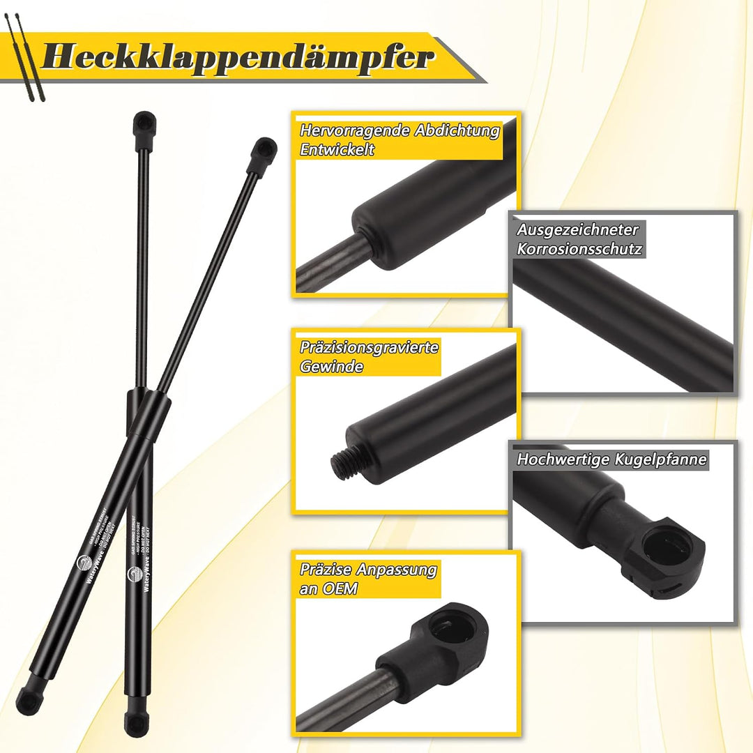 2X Heckklappendämpfer für Clio 2 1998-2005 Ersetzen
