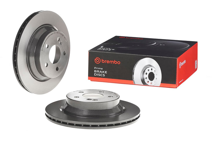 Brembo 09.A358.11 Hintere Bremsscheibe mit UV Lackierung, Anzahl 2