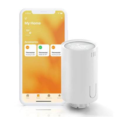 Meross WLAN Heizungsthermostat kompatibel mit HomeKit, smartes Heizkörperthermostat benötigt Hub, ko