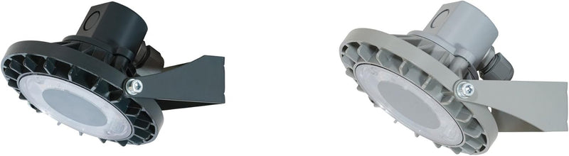LED Flutlicht Laterne Fluter Lampen Leuchte LED NEU Lampe Beleuchtung IP 65 (Dunkelgrau 111mm 12W),