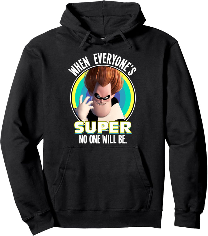 Disney Pixar Incredibles Syndrome Super Poster Pullover Hoodie