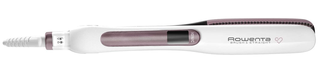 Rowenta Premium Care Brush &amp; Straight SF7510F0 Glätteisen mit integrierter Bürste für natürliches Gl