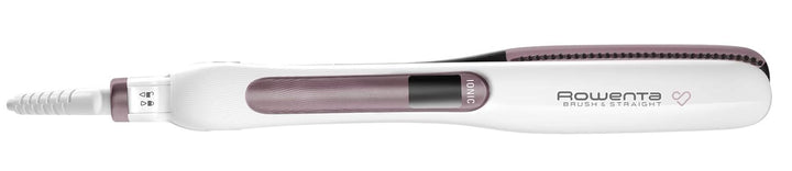 Rowenta Premium Care Brush &amp; Straight SF7510F0 Glätteisen mit integrierter Bürste für natürliches Gl