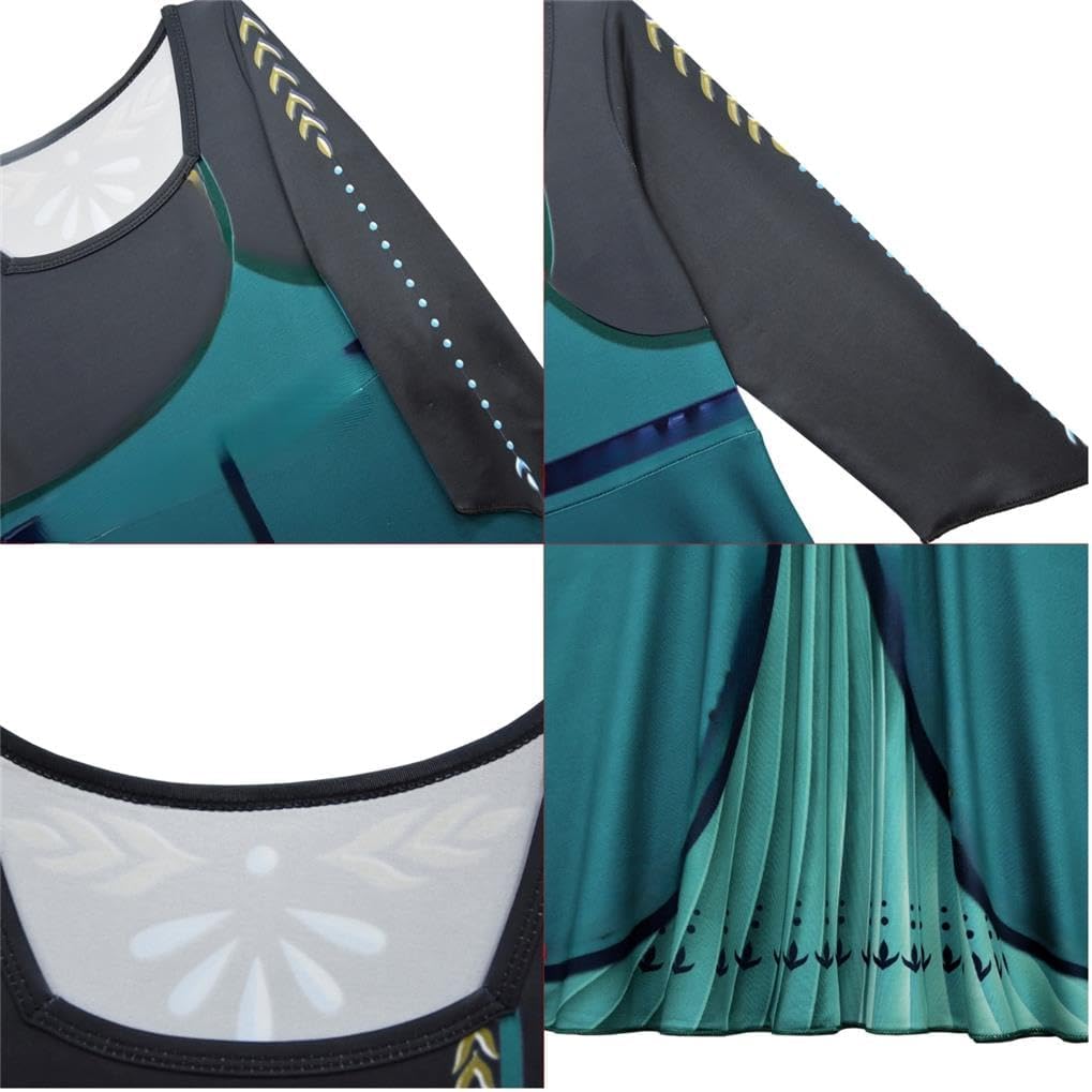 Lito Angels Prinzessin Königin Abenteuerprinzessin Krönung Kostüm Kleid für Kinder Mädchen, Krönungs