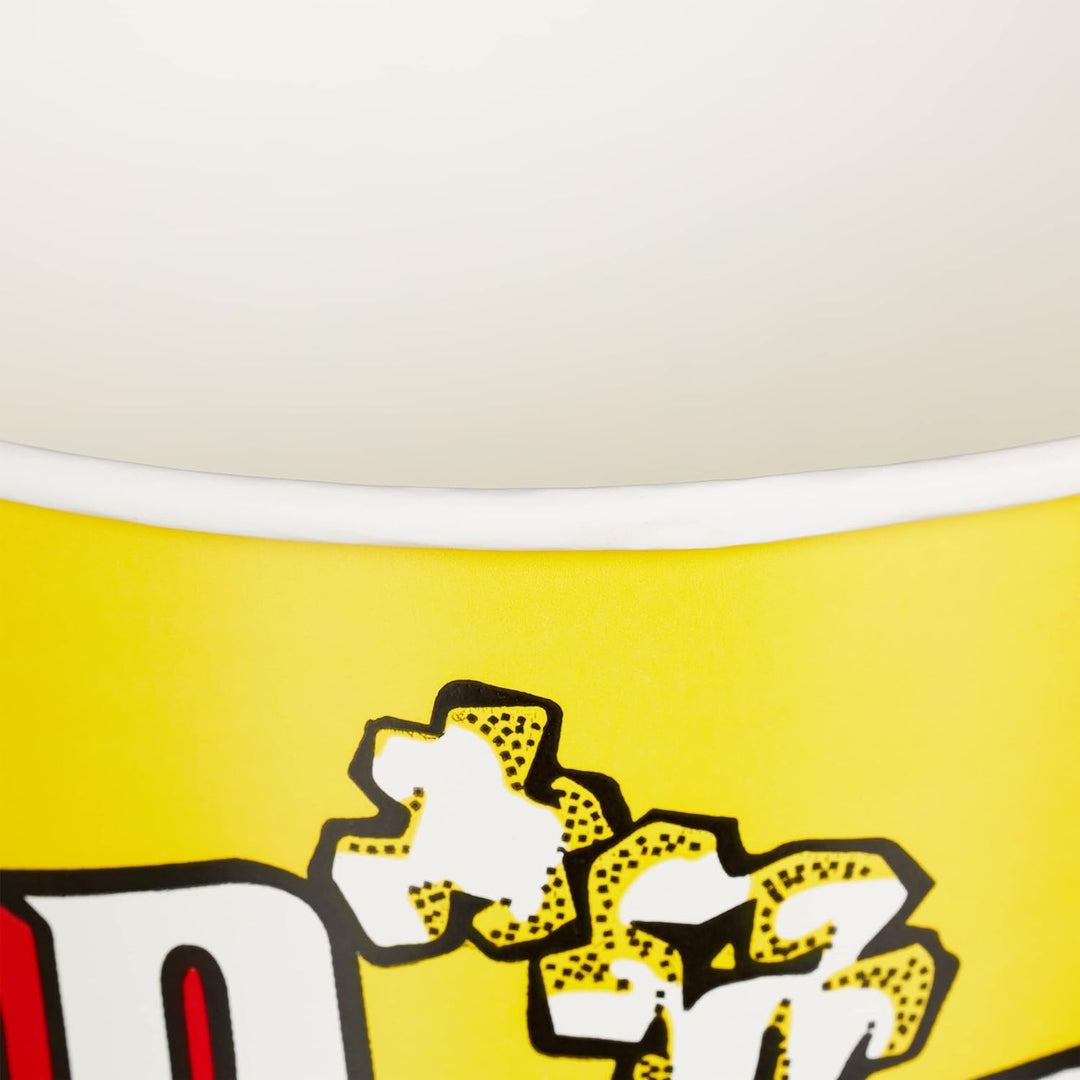 Relaxdays 24 x Popcorn Eimer, Popcorn Behälter Kunststoff, Popcornkübel wiederverwendbar, 2,8 l, Ret