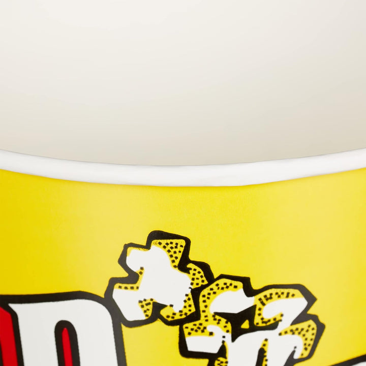 Relaxdays 24 x Popcorn Eimer, Popcorn Behälter Kunststoff, Popcornkübel wiederverwendbar, 2,8 l, Ret