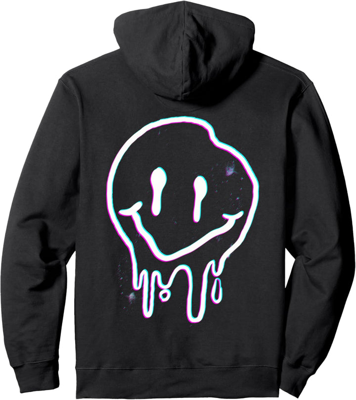 Backprint Gesicht für EDM Raver Festival Pullover Hoodie