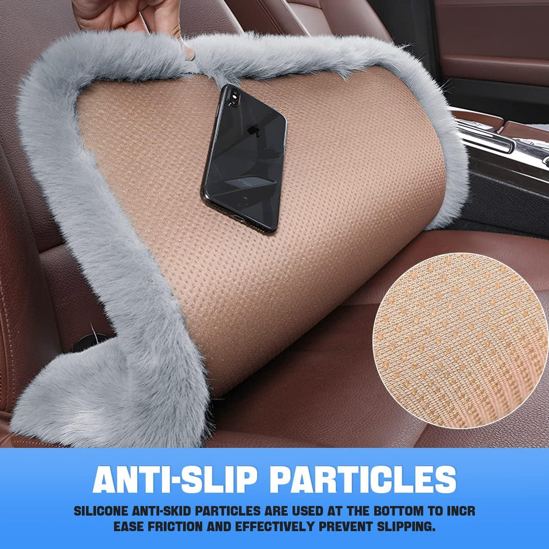 CGEAMDY 2 Stück Universal Autositzkissen, Auto Sitzauflage, Schutz Für Vordersitz Unten Einzelsitz O