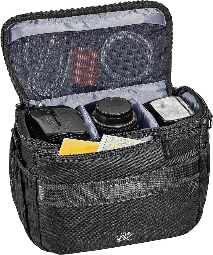 PEDEA DSLR-Kameratasche "Guard" mit Displayschutzfolie für Panasonic Lumix DMC-G2 / Pentax K-S2 / Ri