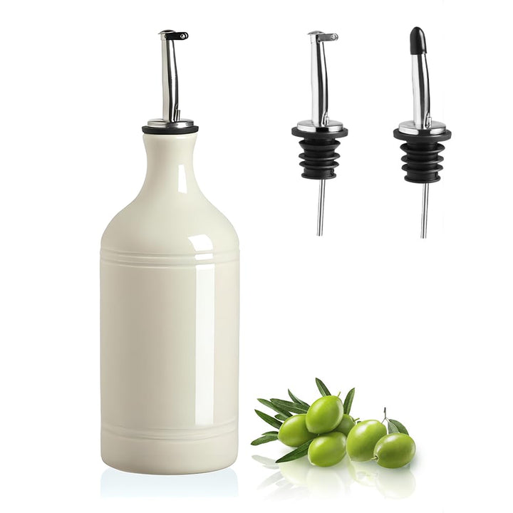 Sweejar Home Porzellan Olivenöl Spender Flasche, Opaque Oil Cruet schützt Öl, um Oxidation zu reduzi
