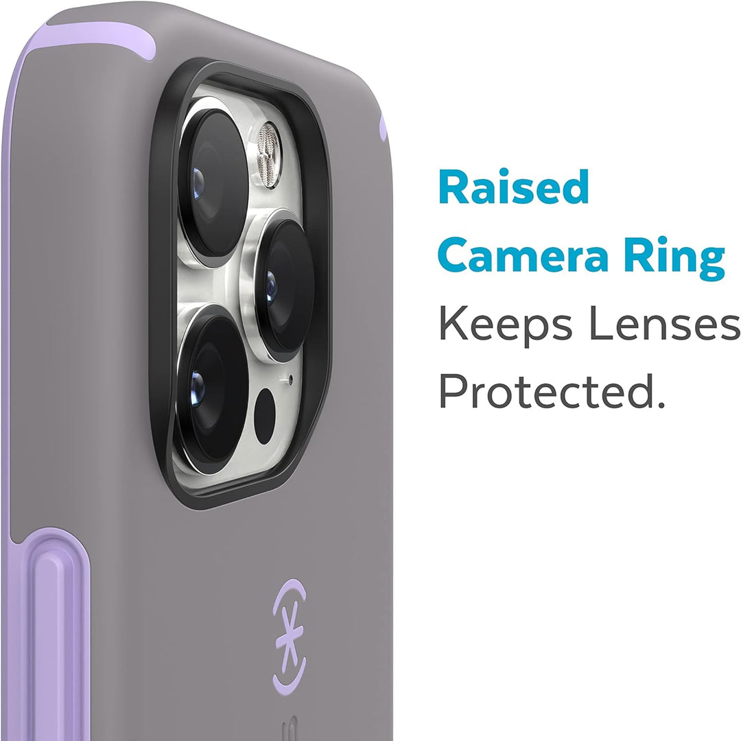 Speck iPhone 14 Pro Hülle – Schlanke Handyhülle mit Fallschutz, Kratzfest mit weicher Haptik für 6,1