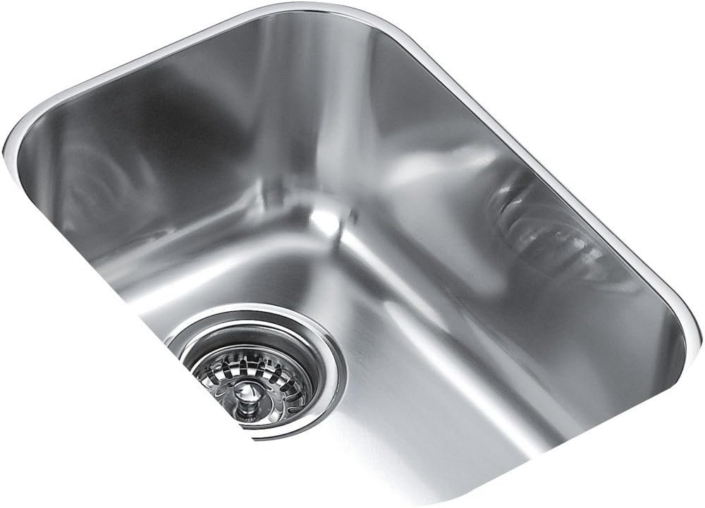 FREGADERO BE - 28.40 Fregadero BE inox cubeta, 180mm, Mueble 45
