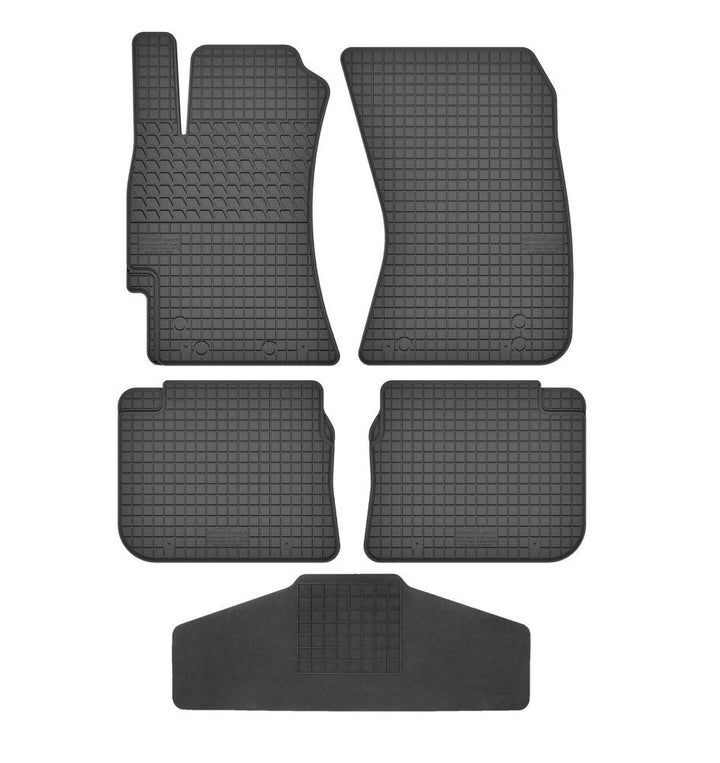 Fussmatten Vorne, Hinten + Tunnel Matte 5er Set für Subaru Forester 3 2008-2013 SH Gummi Gumimatten