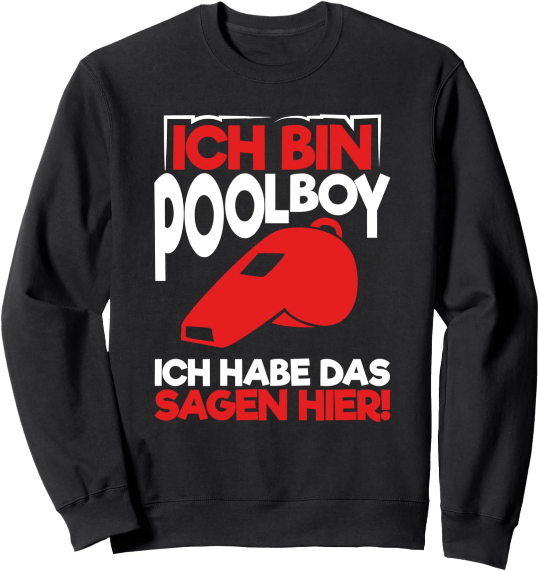 Bademeister, Rettungsschwimmer Design I Freibad Motiv Sweatshirt
