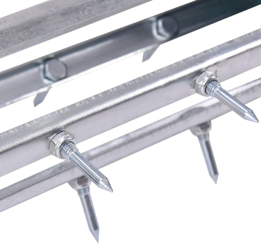 GOPLUS Rollender Rasenlüfter, Gerätekopf, Rasenrolle, Rasenbelüfter mit 43 cm Arbeitsbreite, ideales