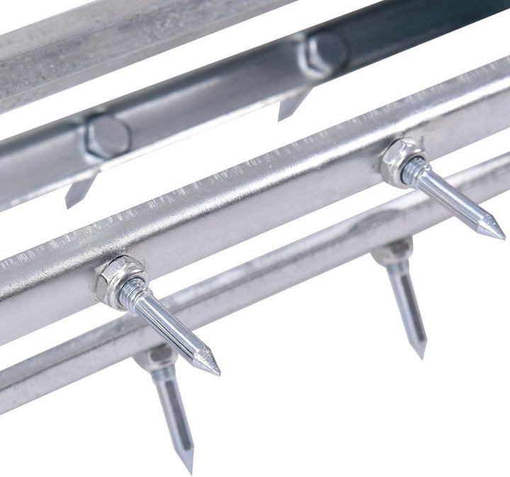 DREAMADE Rasenlüfter Walze, Rasenrolle mit 43 cm Breite, vertikutierer Rasenwalze, Rasenbelüfter 45c