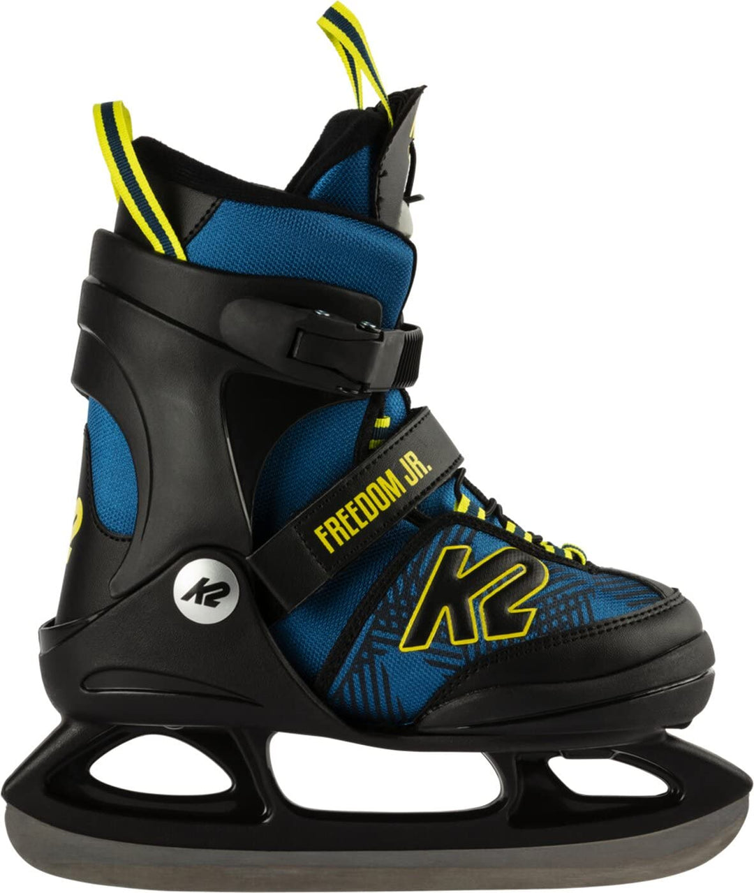 K2 Unisex Jugend Freedom Ice Eishockey 32 Blue_Yellow, 32 Blue_Yellow