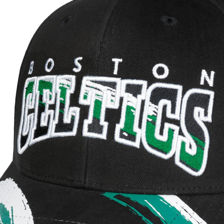Mitchell & Ness NBA Brushed Celtics Cap Basecap Baseballcap Snapback Curved Brim Boston Einheitsgrös