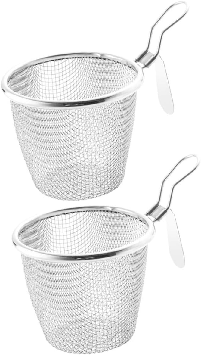 TOPBATHY Nudelsieb Gastro 4 Stück Sieb Aus Edelstahl Tagliatelle-nudeln Spaghettios Hot-pot-sieb Hot
