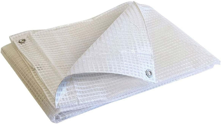 Schutzplane, 170 g/m², 4 x 10 m, durchsichtig, Kunststoff