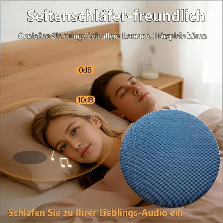 Kissenlautsprecher Bluetooth, 3-Geschwindigkeits Smart Timer, Mini Kopfkissen Lautsprecher mit Bluet