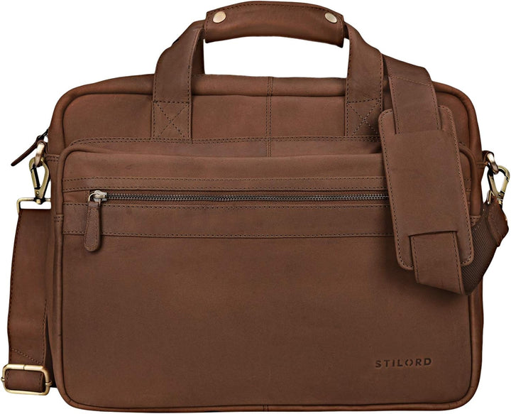 STILORD 'Adventure' Lehrertasche Herren Damen Aktentasche Office Büro Schulter- oder Umhängetasche B