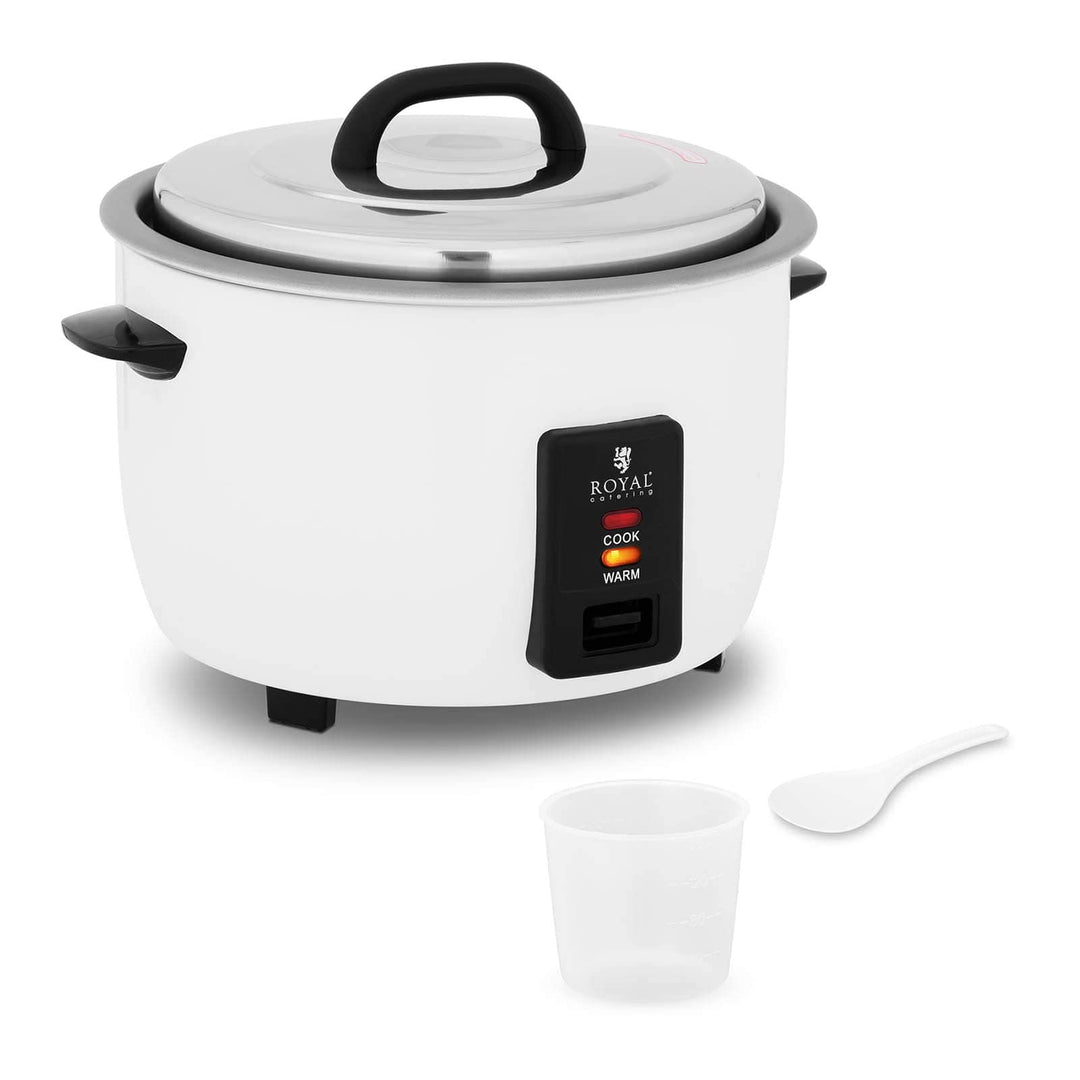 Royal Catering RCRK-10L Gastro Reiskocher Elektrisch Dampfkocher Reiskochtopf Gemüsegarer 10 L 1.550