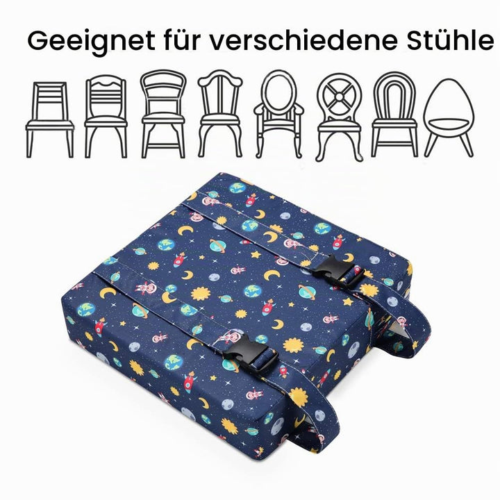 Zicac Sitzerhöhung Baby Tragbar Sitzkissen Design für Kinder (Sternenblau), Sternenblau