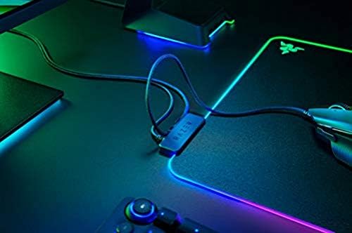 Razer Firefly V2 - Gaming-Mauspad mit mikrotexturierter Oberfläche und Chroma RGB-Beleuchtung (Kabel
