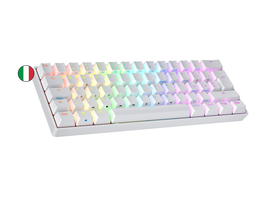 Ranked S60 Supernova Mechanische 60 Prozent Tastatur | Hotswap Gaming Keyboard | 62 Programmierbare
