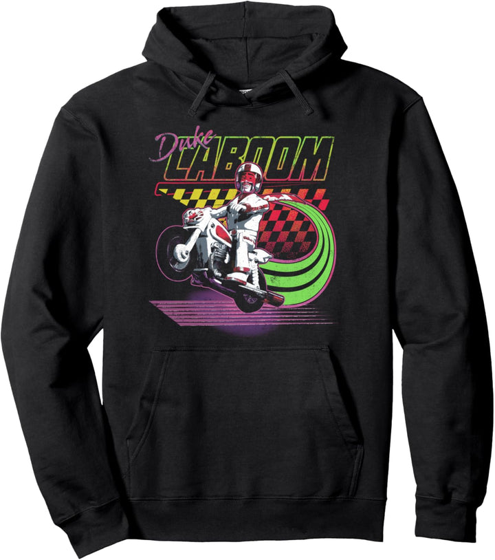 Disney Pixar Toy Story 4 Duke Caboom Retro Poster Pullover Hoodie