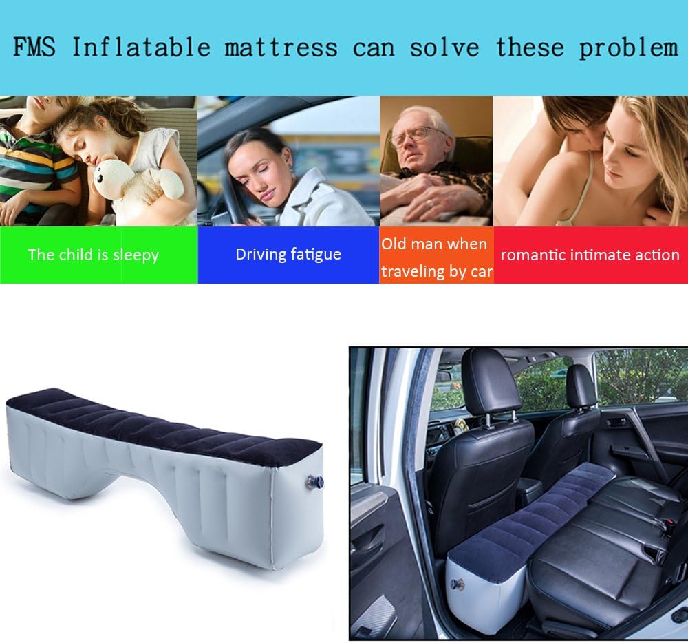 FMS SUV Auto Reise aufblasbare Matratze aufblasbare Matratze Auf der Rücksitzlücke Matratzenauflage,