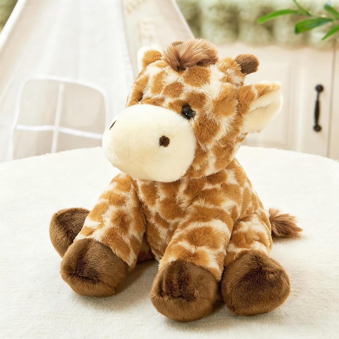 shownicer Plüschtier Giraffe Kuscheltier Stofftier Kawaii Giraffe Plüsch Kissen Spielzeug Geschenk f