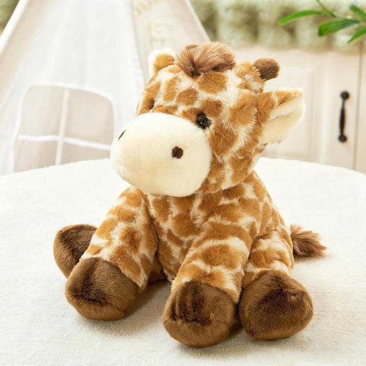 shownicer Plüschtier Giraffe Kuscheltier Stofftier Kawaii Giraffe Plüsch Kissen Spielzeug Geschenk f
