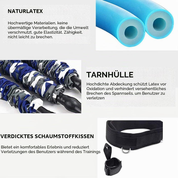 Sfeexun Boxen Expander Resistance Bands Set: Boxing Gummibänder Expander Fitness Band Gummibänder Fi