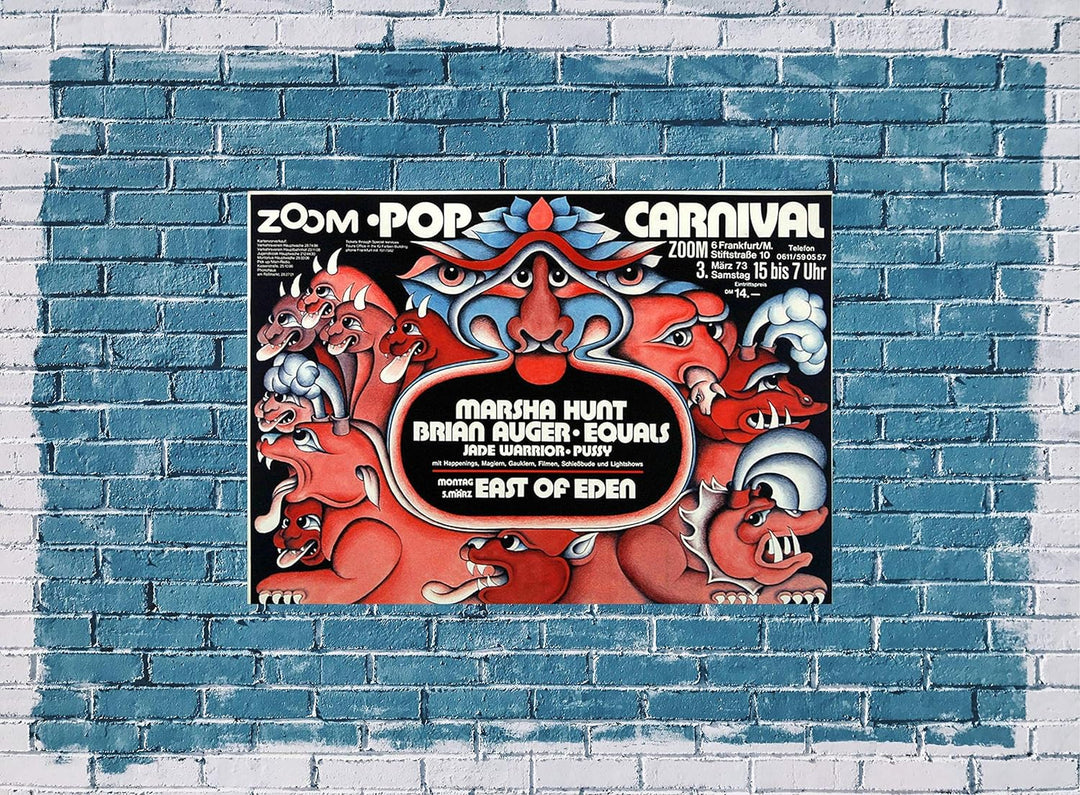 Zoom Club Frankfurt - Frankfurt März, Frankfurt 1973 » Konzertplakat/Premium Poster | Live Konzert V