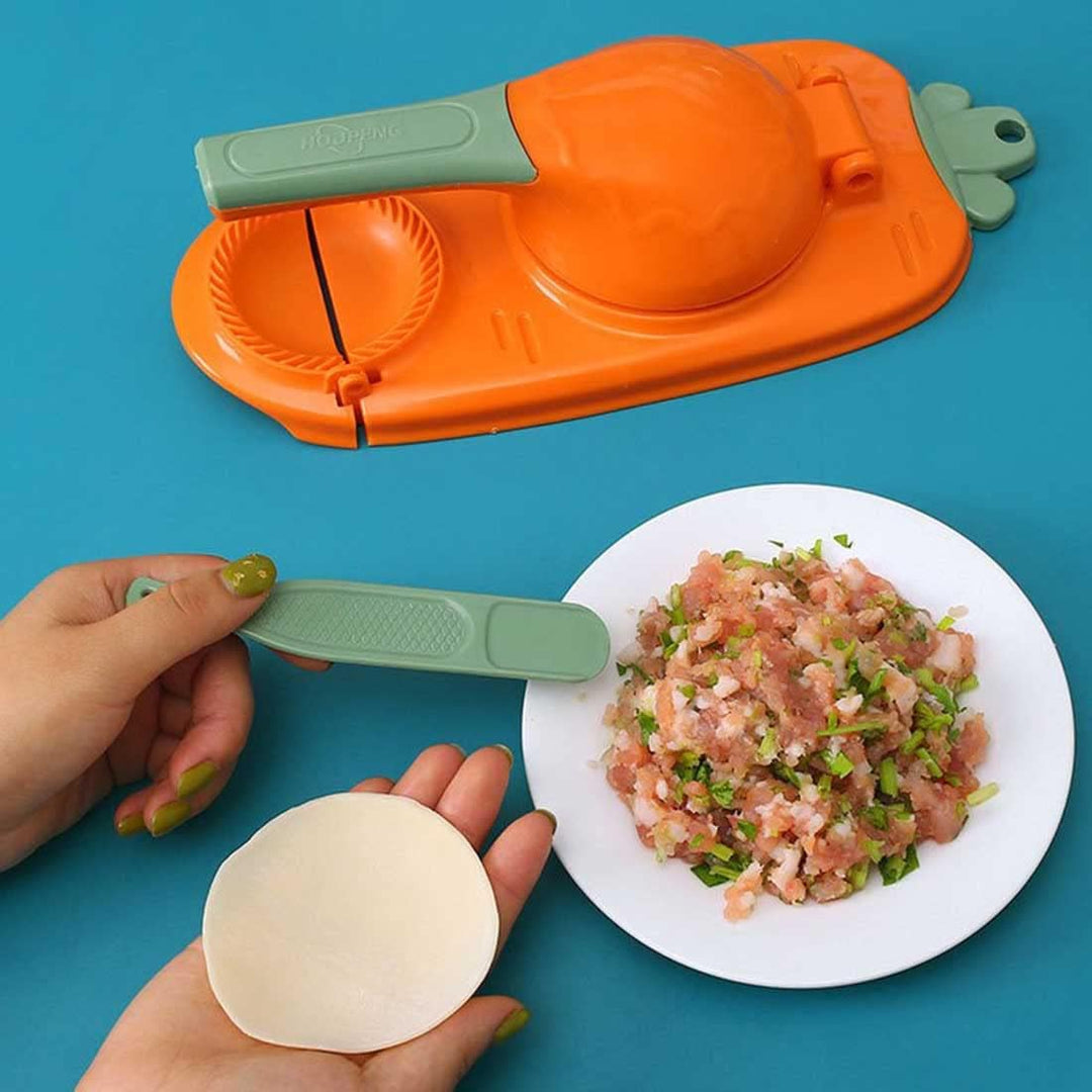 2-in-1 Dumpling Maker, Manual Dough Press, Dumpling Skin Shape, Dumpling Maker, Automatic Dumpling M