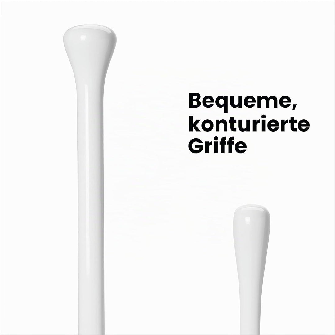 OXO Good Grips Hideaway WC-Bürste und Kolben, Weiss Set, Set