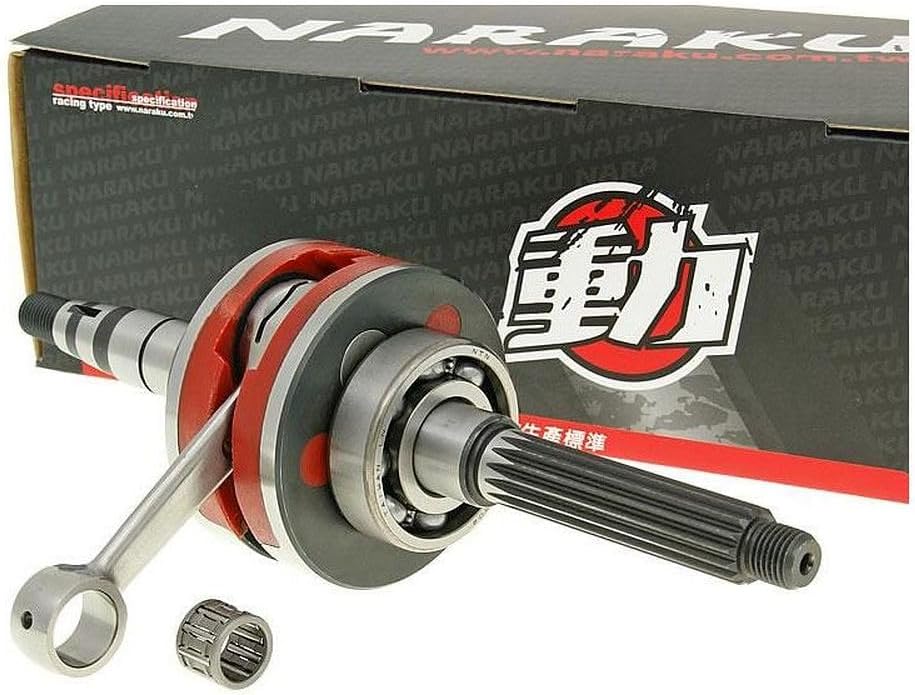 NARAKU RACING HPC Kurbelwelle für Atu/Explorer Cracker 50, Race GT 50, Spin GE 50