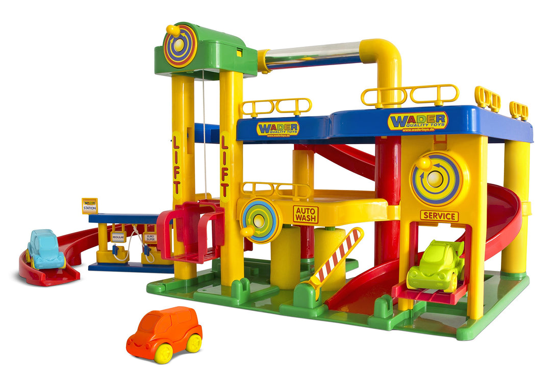 Wader Quality Toys 37824 Garage No 1 mit Autos