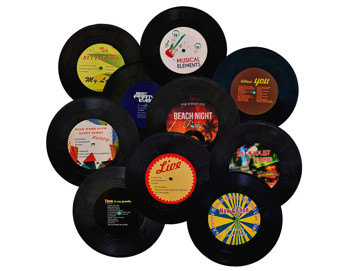 MINI ZOZI 17.8 cm leere Vinyl-Schallplatten, Hip Hop, dekorative Zwecke Bilder, Bilder