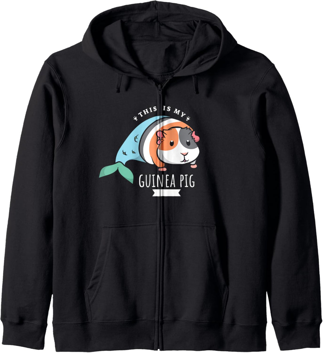 Meerschweinchen Fisch Lustiger Nager Haustier Kapuzenjacke