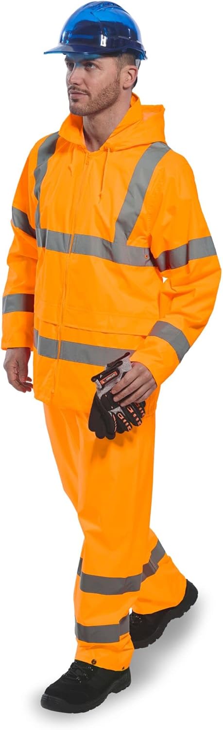 Portwest Regen Warnschutzhose, Grösse: XXL, Farbe: Orange, H441ORRXXL XXL Orange, XXL Orange